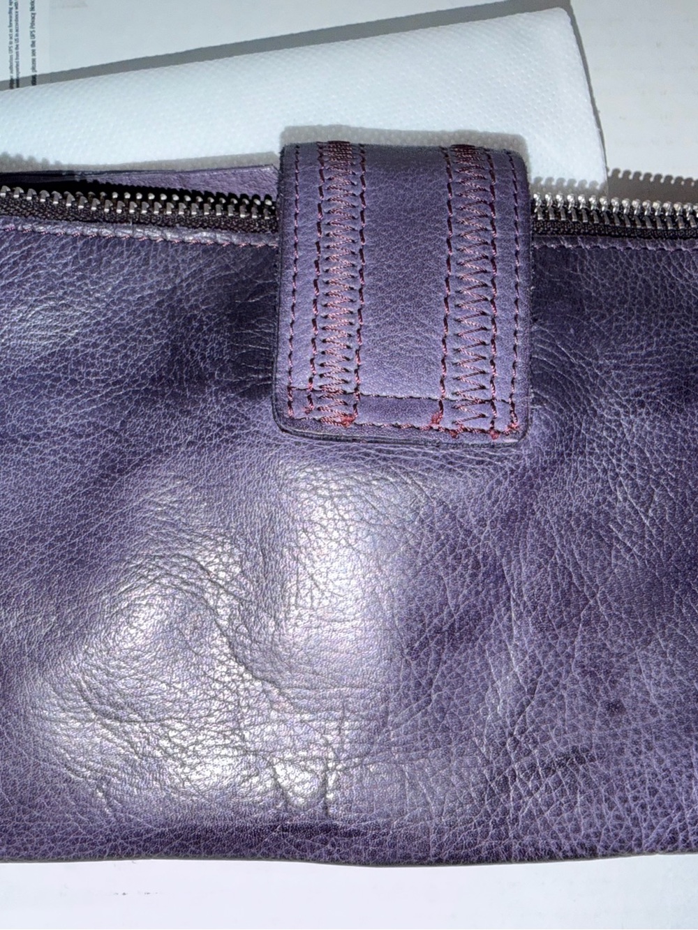 latico Malta Eggplant Leather Crossbody Bag - Picture 8 of 10